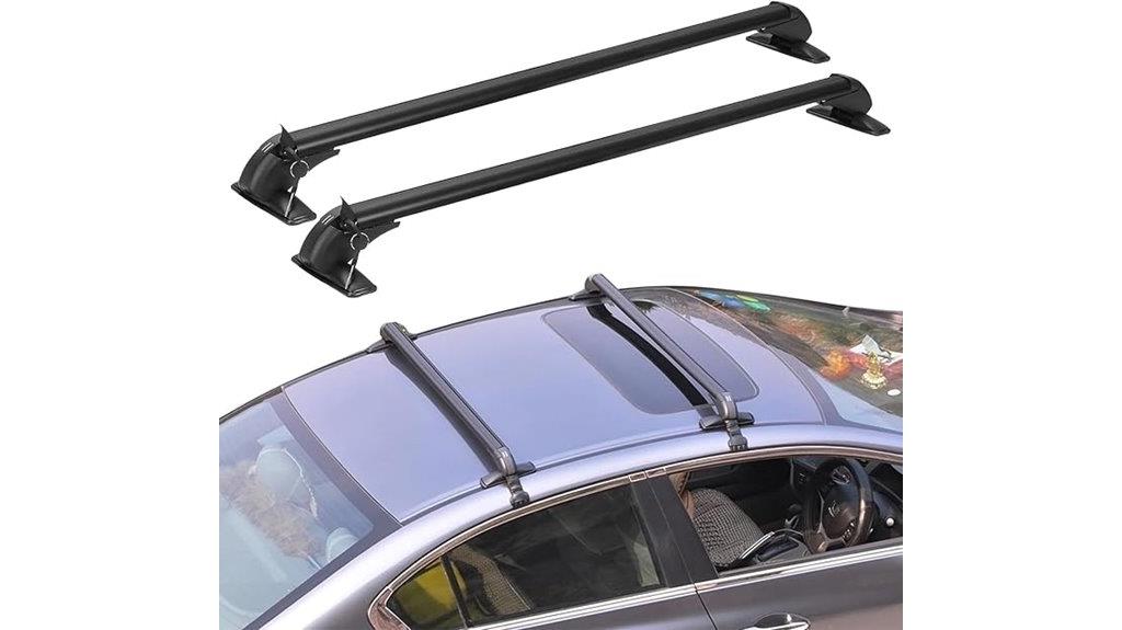 adjustable locking roof rack