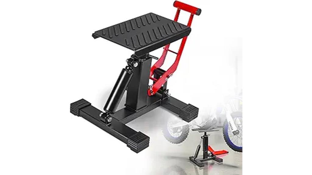 adjustable motorcycle lift stand
