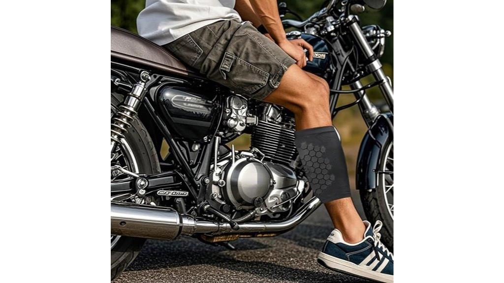 adjustable silicone motorcycle calf guard