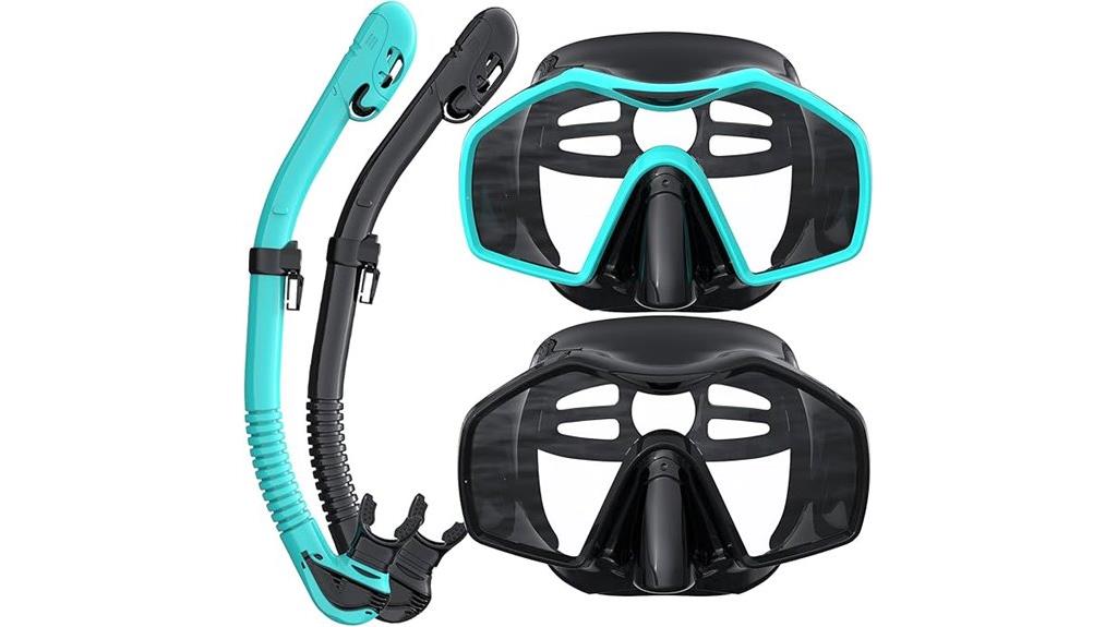 adult snorkeling gear set