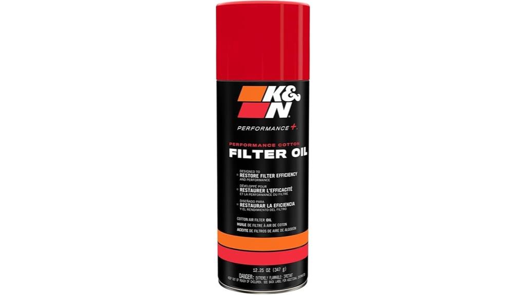aerosol air filter oil