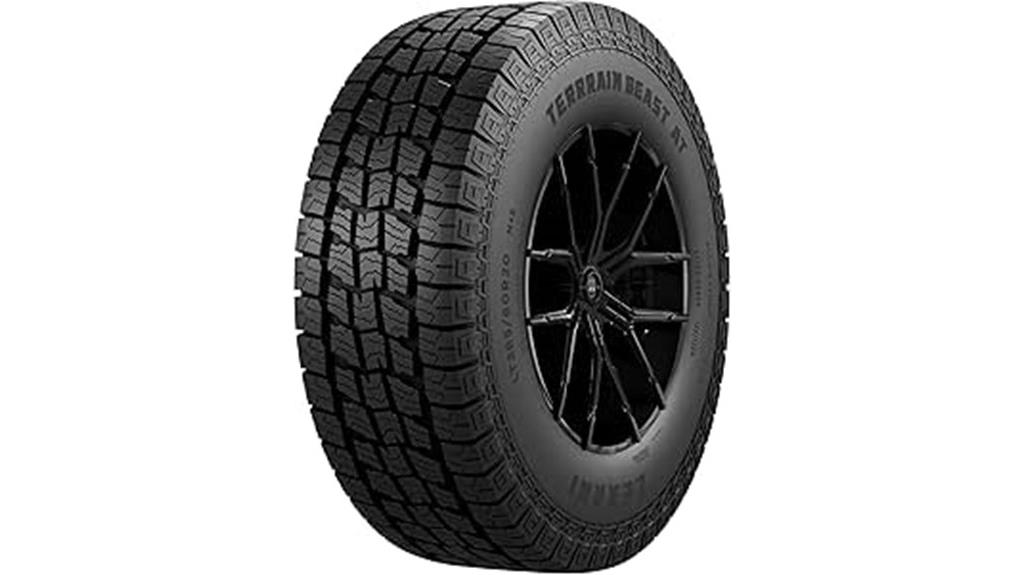 all terrain tire size