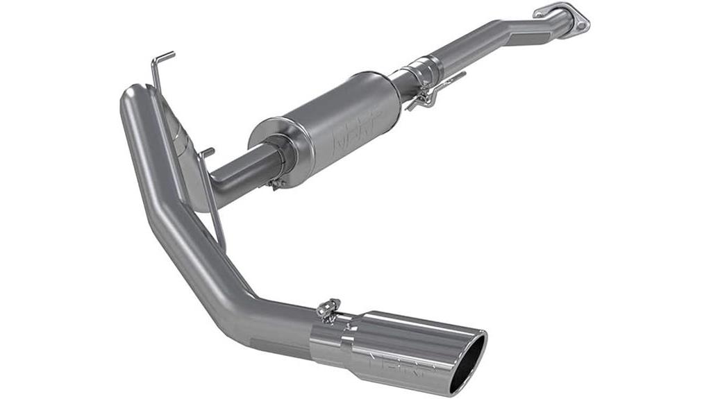 aluminized steel cat back