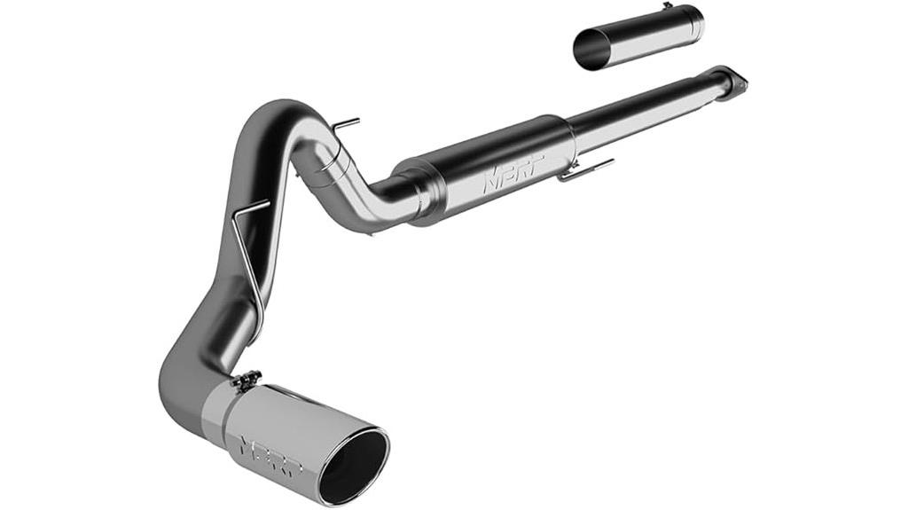 aluminized steel single exhaust