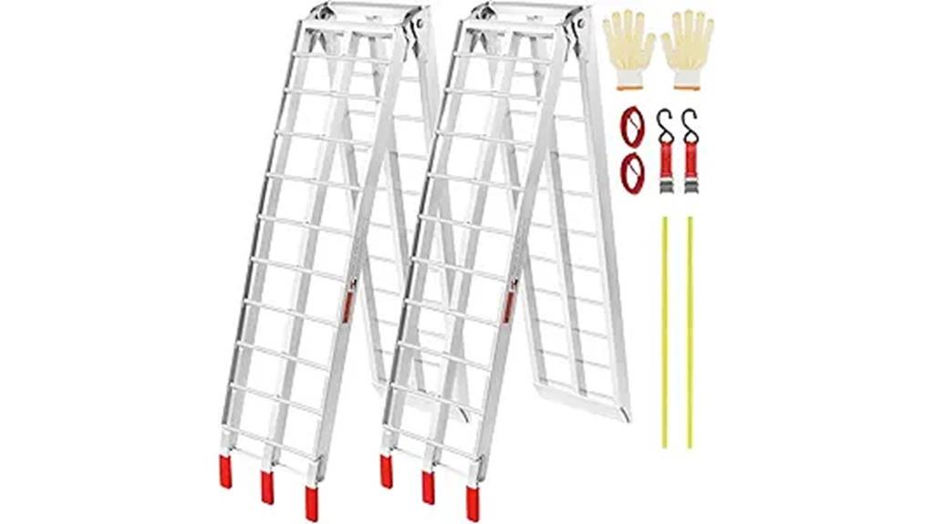 aluminum loading ramp set