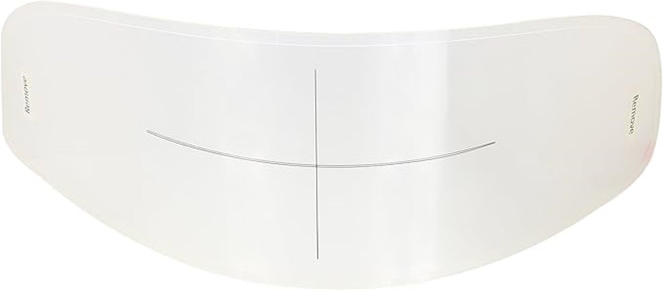 anti fog helmet shield