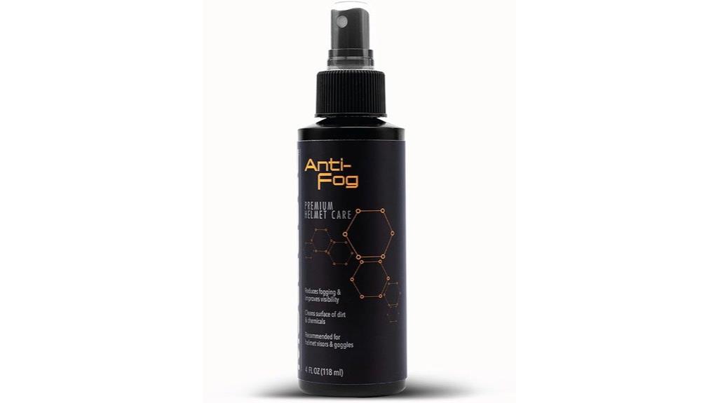 anti fog helmet spray