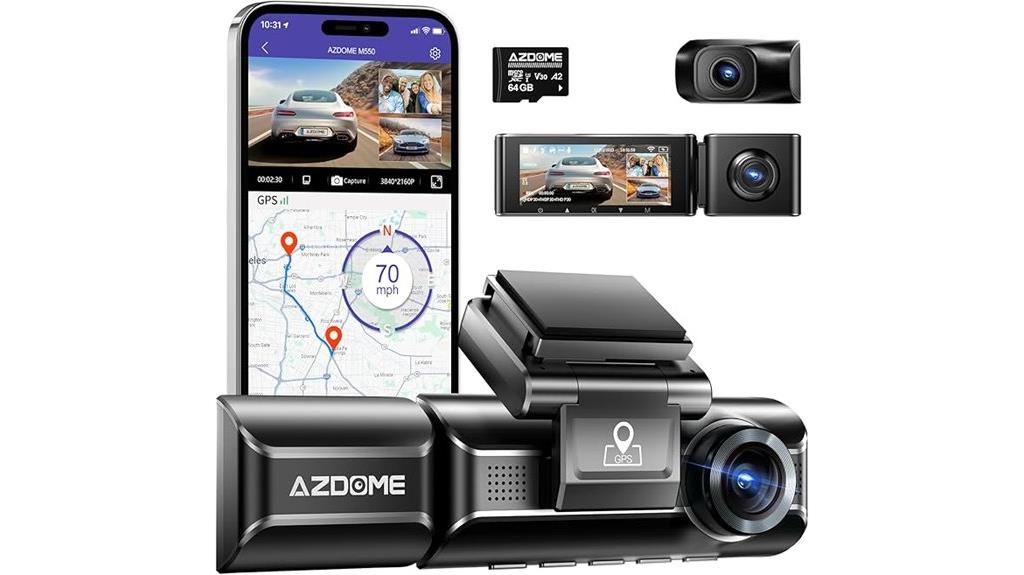 azdome m550 dash cam