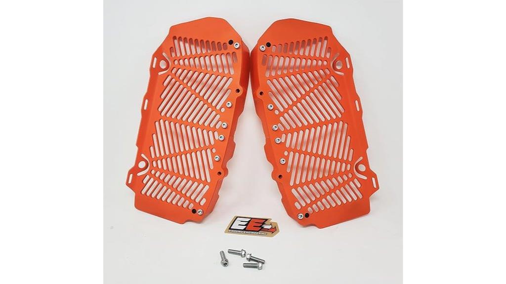 billet radiator guards