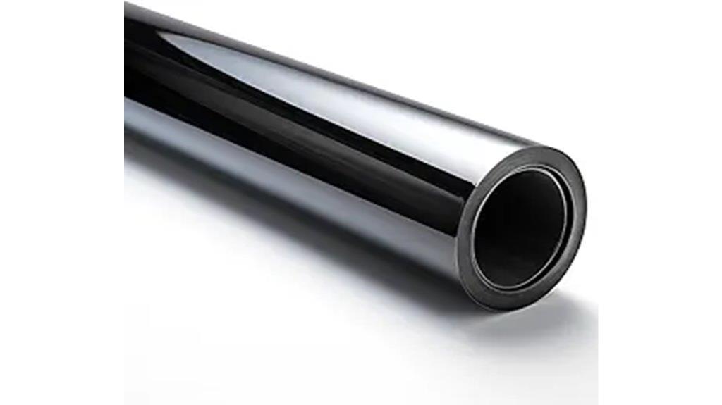black glass vehicle tint