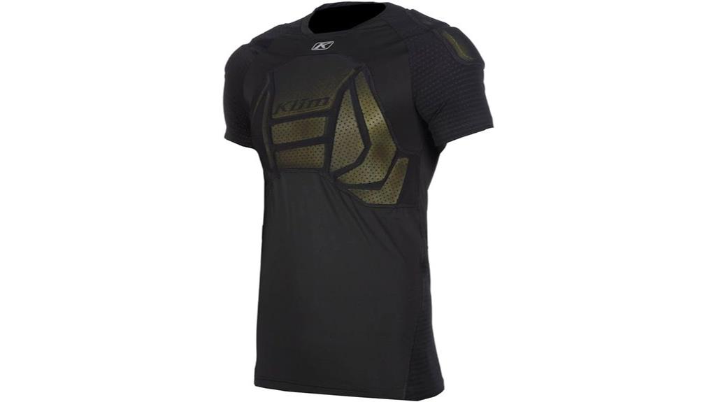 black short sleeve motorcycle shirt