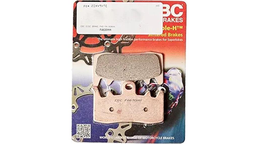 black sintered brake pad
