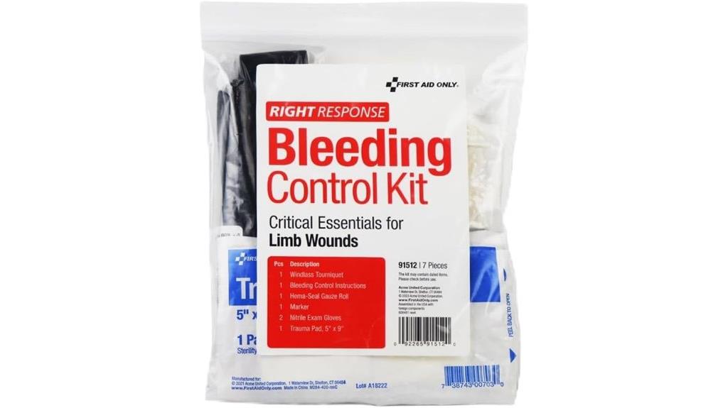 bleeding control first aid
