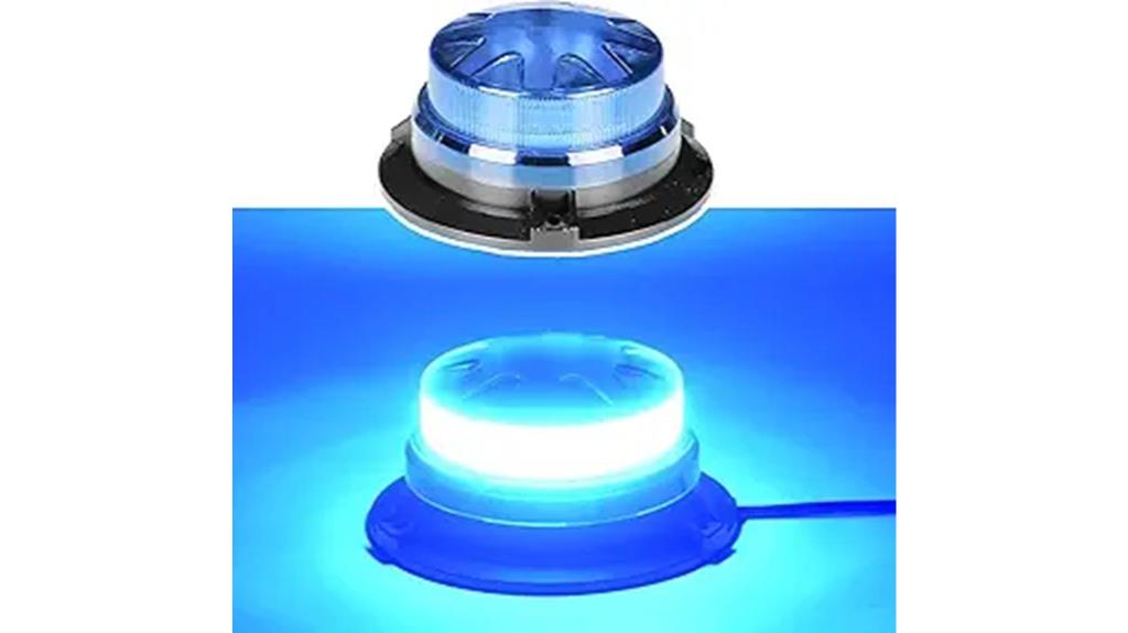 blue led magnetic beacon