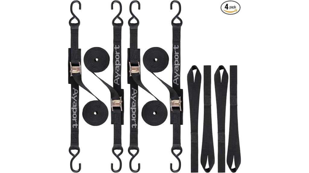 cam buckle tie down straps