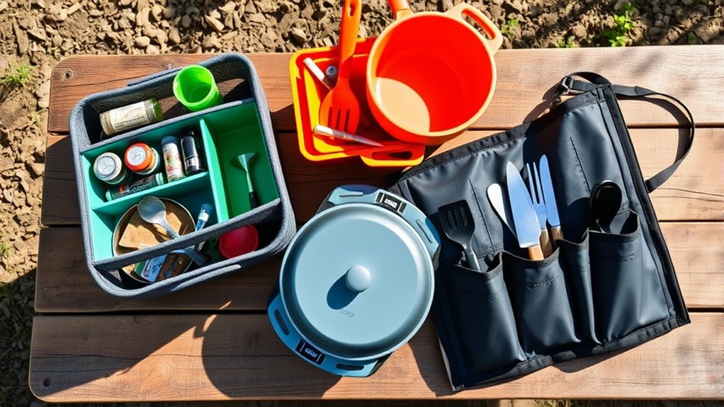 camp kitchen organizer essentials