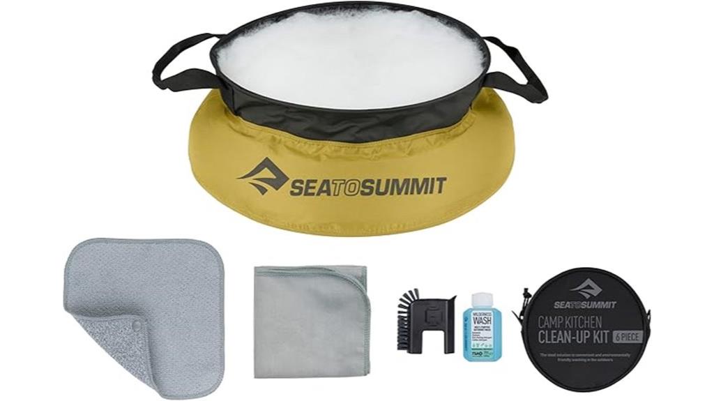 camping kitchen cleaning set