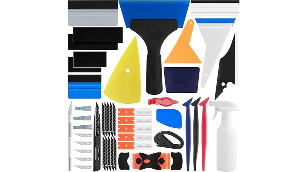 car window tinting tools