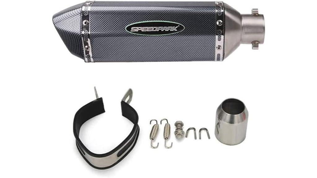 carbon fiber motorcycle exhaust