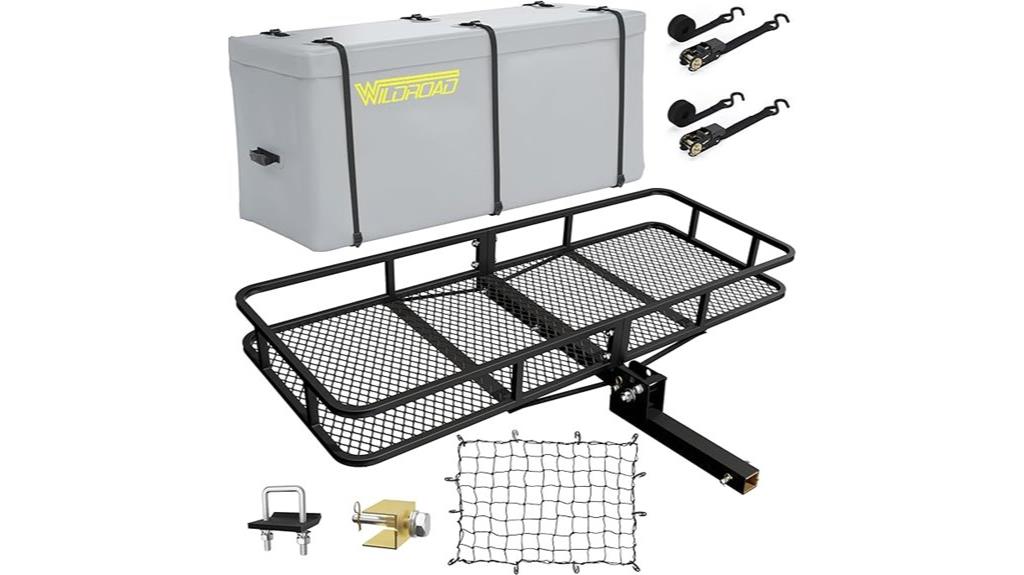 cargo basket with accessories