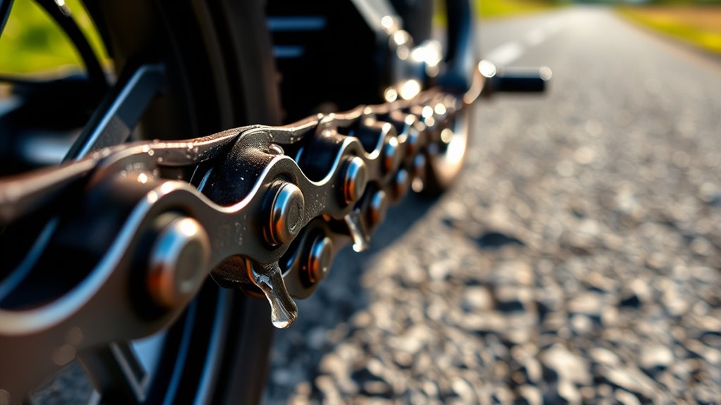chain lube application considerations