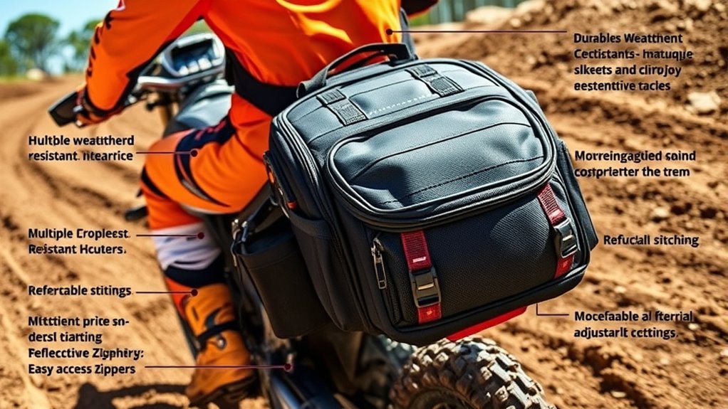 choosing durable waterproof tail bags