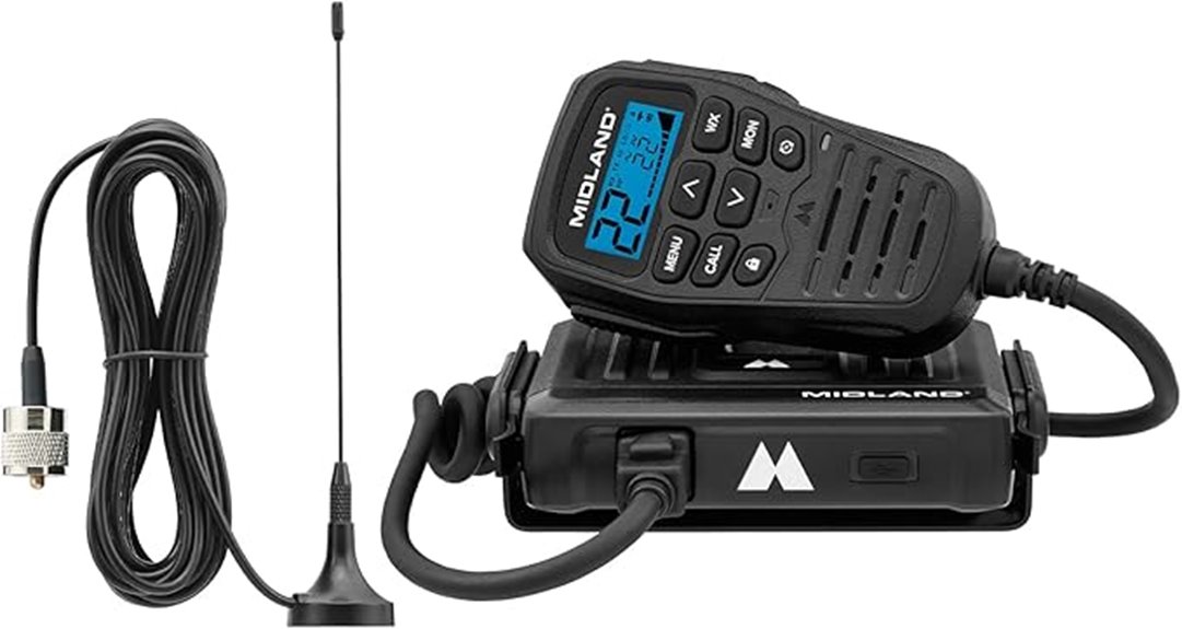 compact gmrs 2 way radio