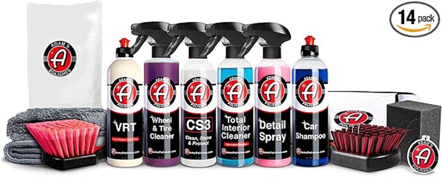 complete 14 piece car wash kit