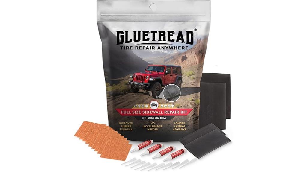 complete 4x4 tire repair kit