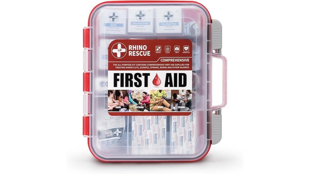 comprehensive 350 piece first aid