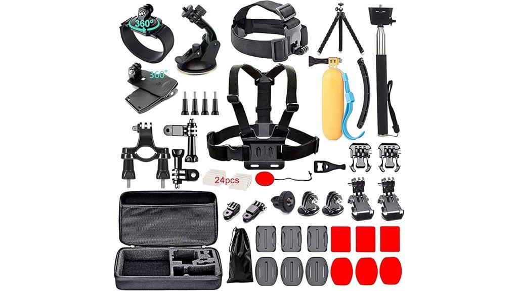 comprehensive action camera kit