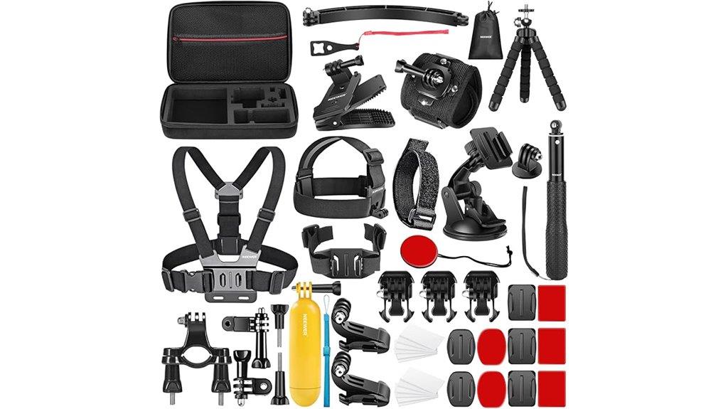 comprehensive gopro accessory set