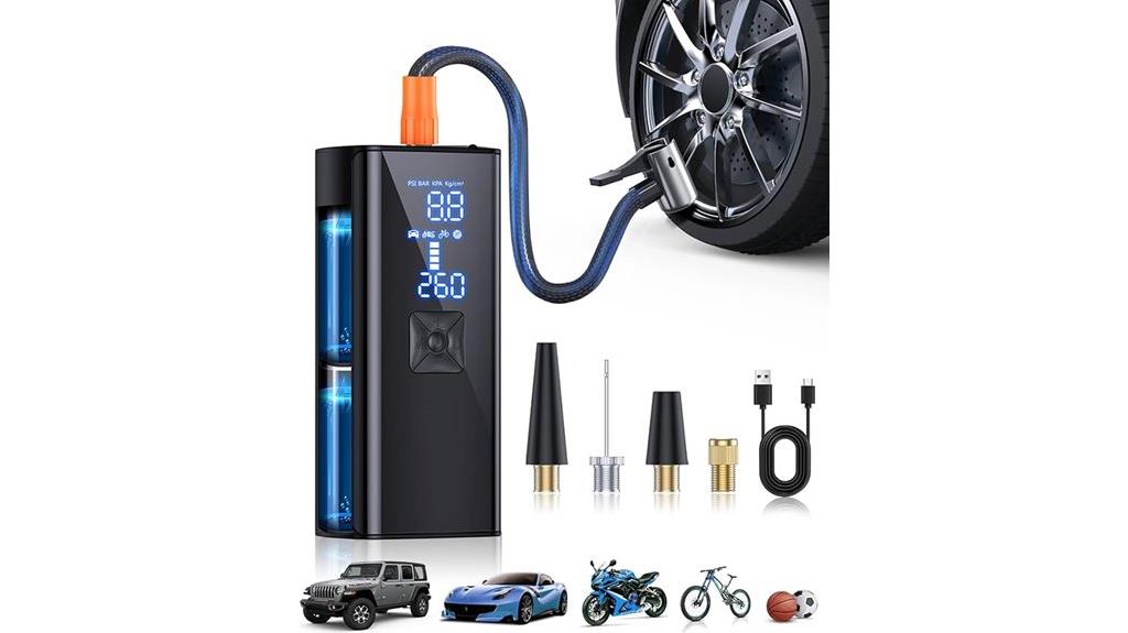 cordless tire inflator pump