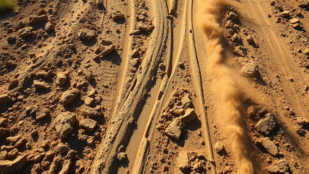 corner rutted line selection
