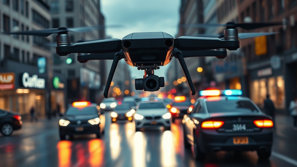 drones enable rapid pursuit