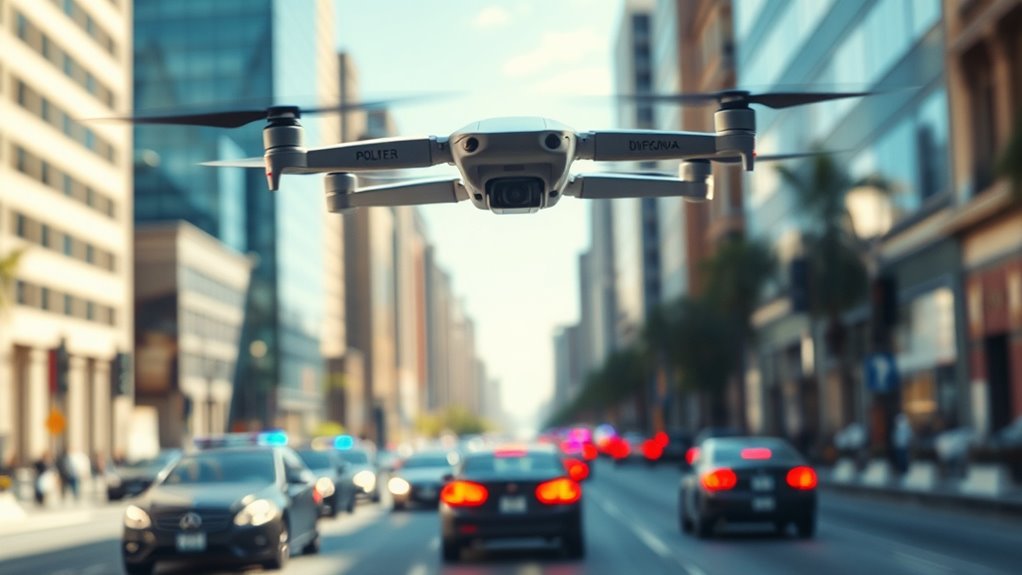 drones enhance chase safety