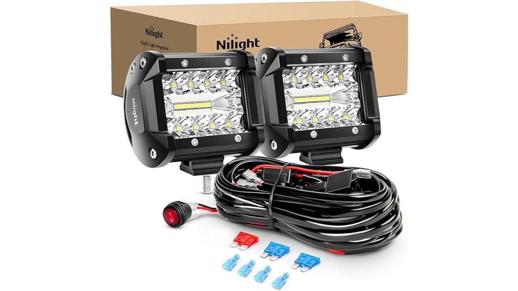 dual 60w led bars