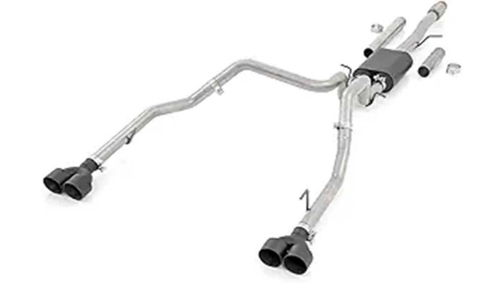dual cat back exhaust system