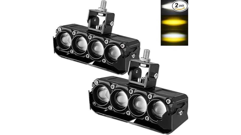 dual color led motorcycle lights