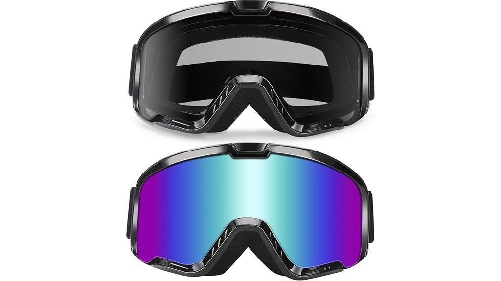 dual pack motorcycle goggles