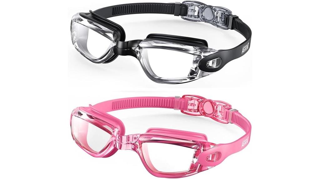 dual pack swimming goggles
