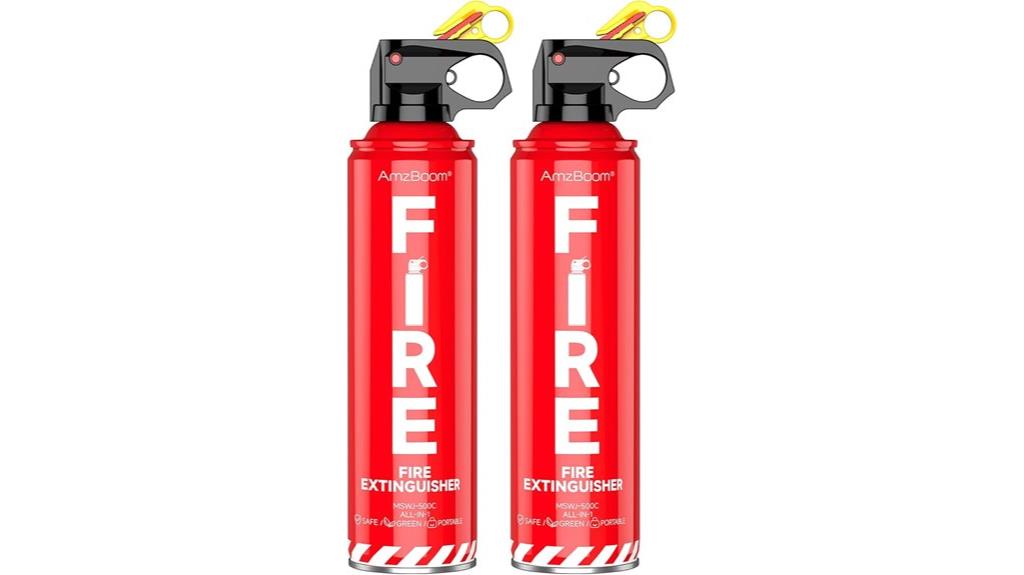 dual portable fire extinguishers