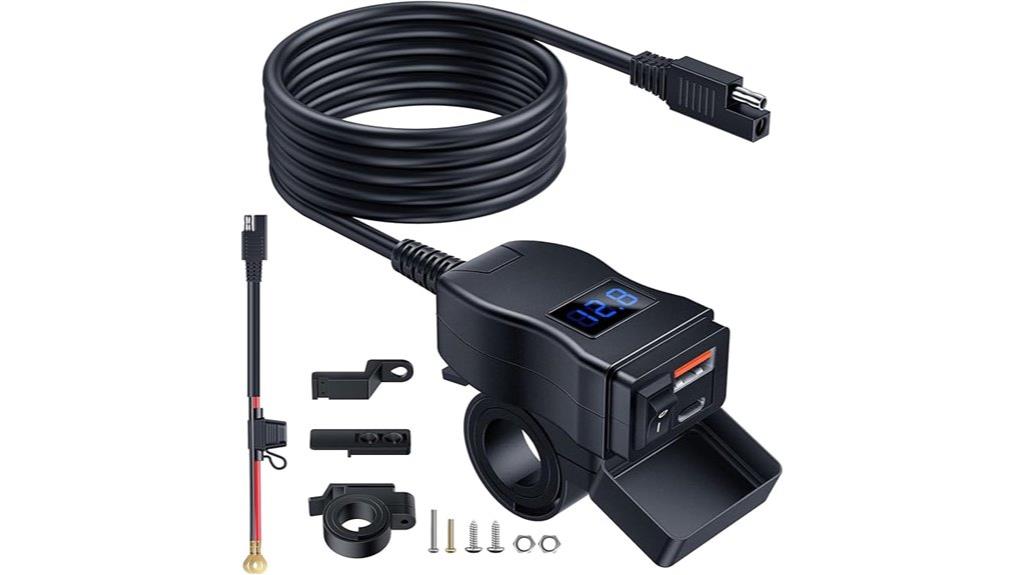 dual usb c quick charge