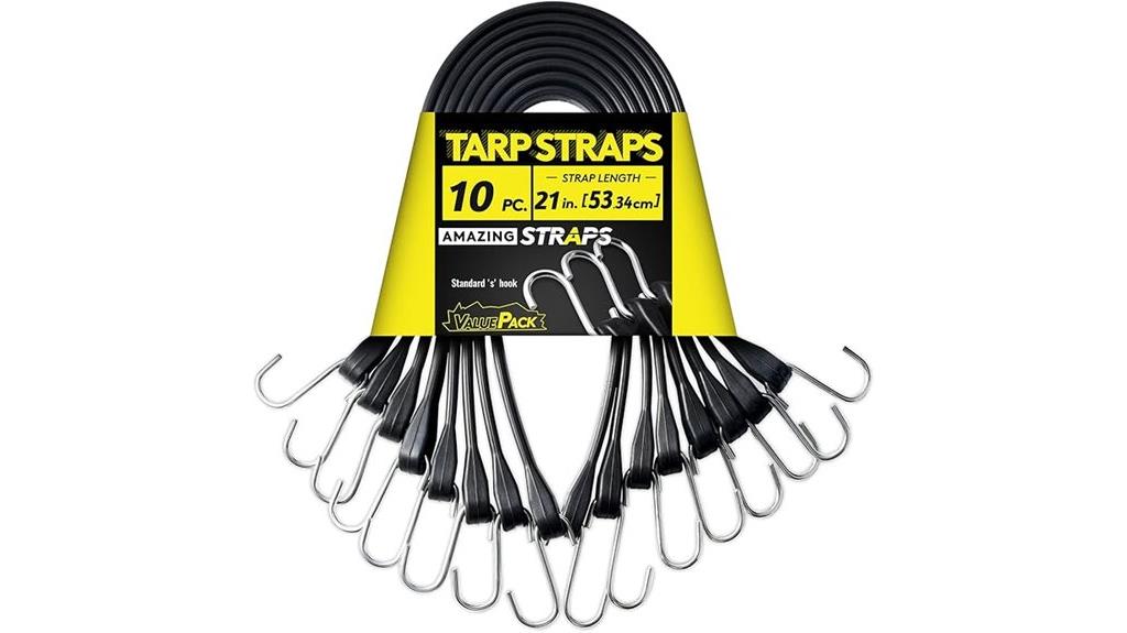 durable rubber bungee set