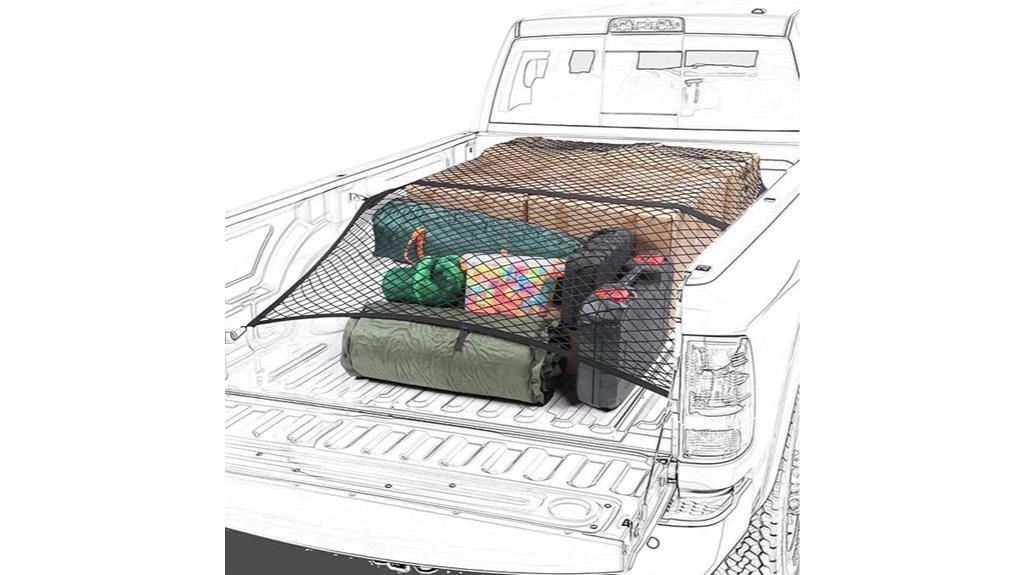 elastic mesh truck organizer