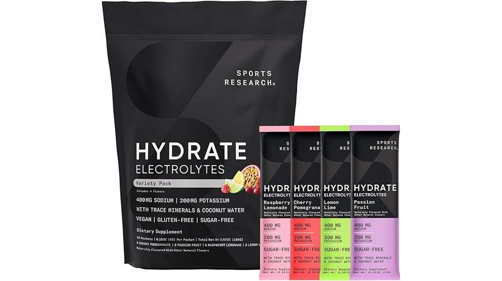 electrolyte powder packets