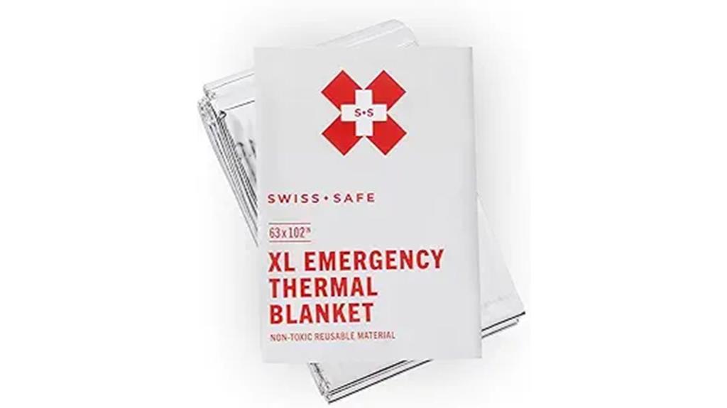 emergency thermal blanket set