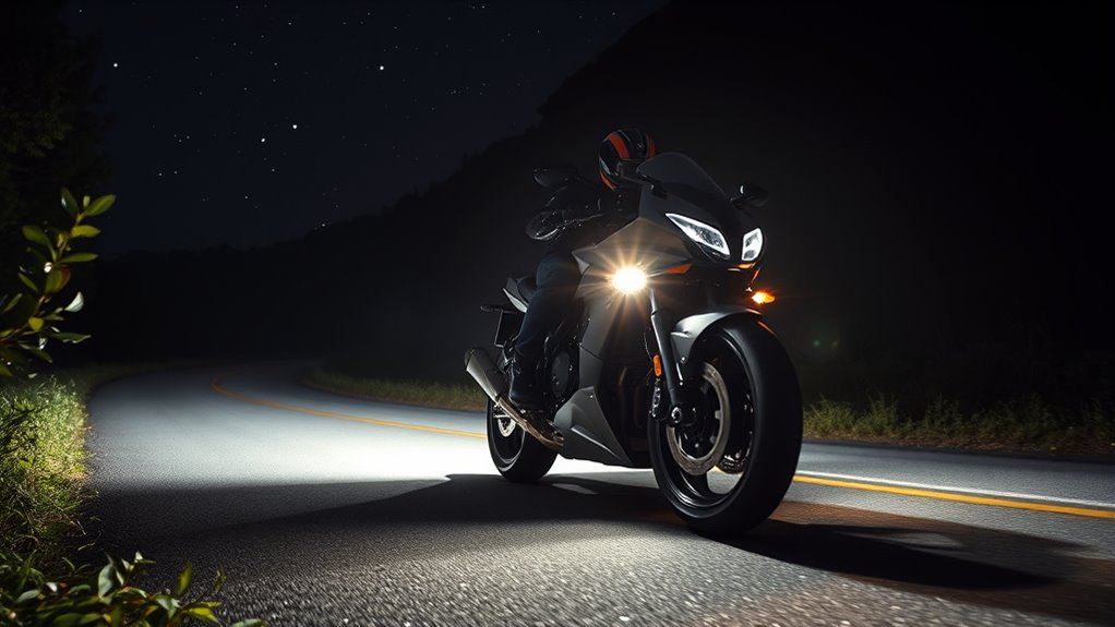 enhance visibility with auxiliary lights