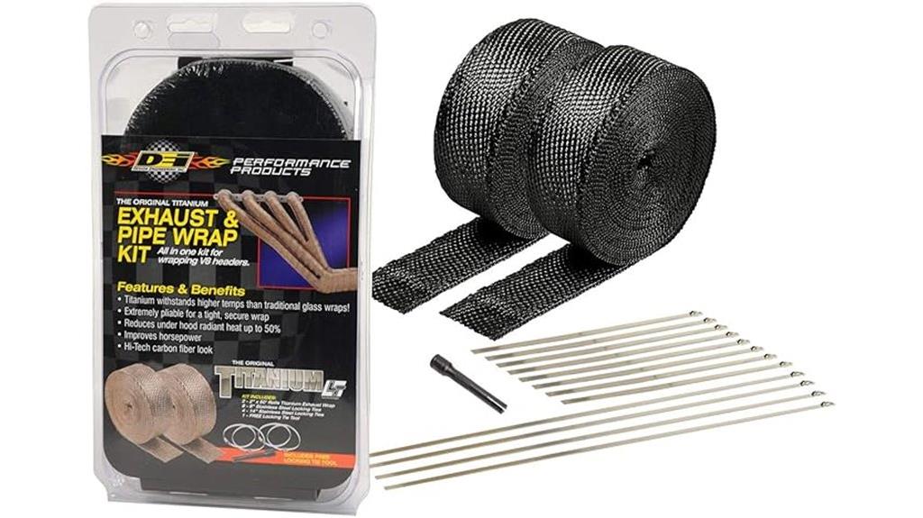 exhaust heat wrap kit