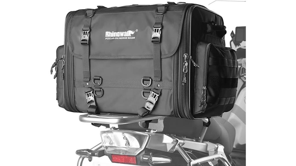 expandable waterproof motorcycle bag